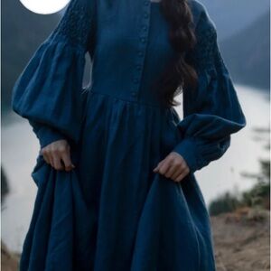 Olive Green Midi Dress